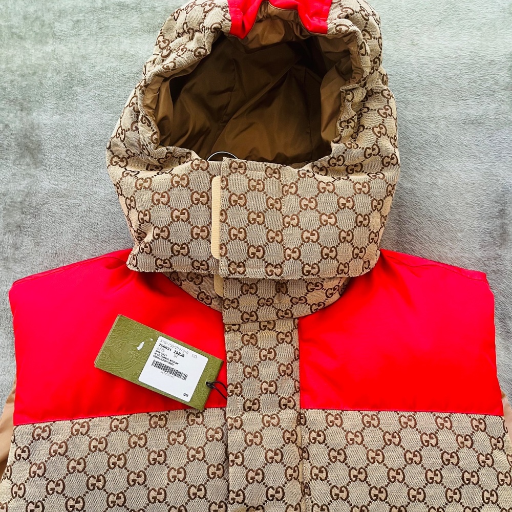 💯 Authentic GUCCI Vest with removable hood 54 - Picture 5 of 16